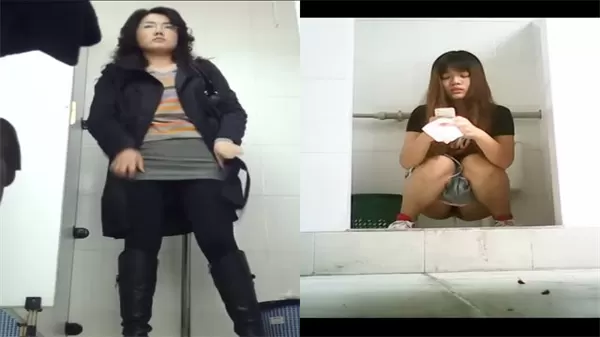 刺激偷拍经典：商场无门女厕全景窥探，隐私瞬间全曝光！
