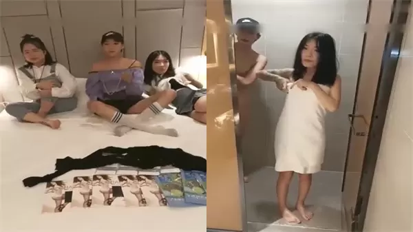 00后精神小妹小伙多人激情联谊，肉体碰撞野战狂欢！