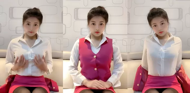 秀人网【林美惠子】空姐制服大尺度私拍，反差女神酮体雪白曲线妖娆，搔首弄姿诱惑摆拍撩得人窒息
